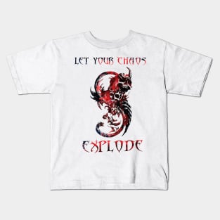 Let your chaos explode Kids T-Shirt